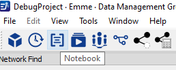 Launch EMME notebook