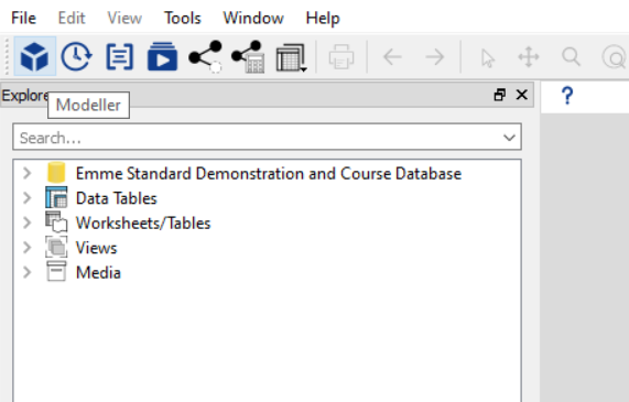 Open Modeller in Emme Tools