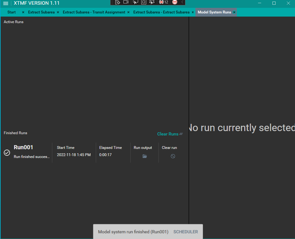 Run Finished