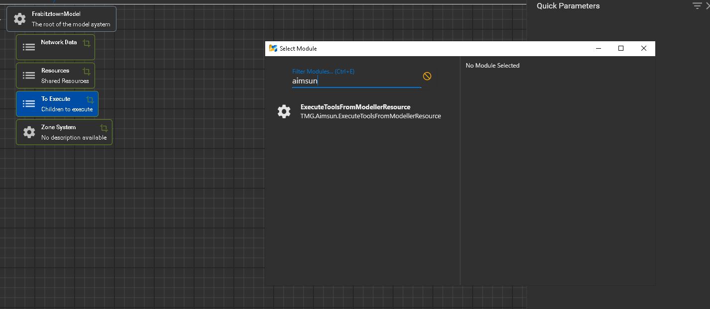 ExecuteToolsFromModellerResource Module