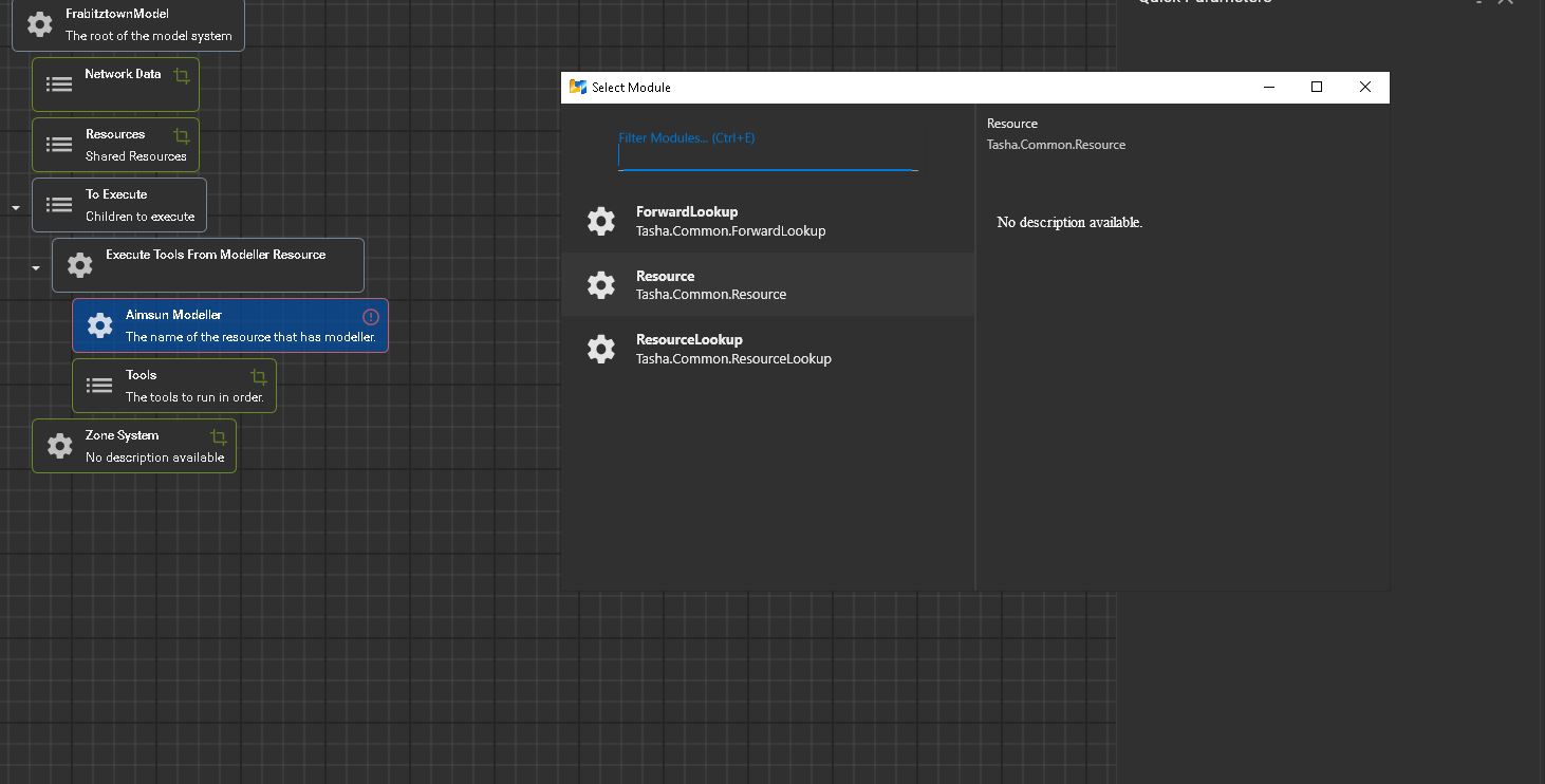 Select ResourceLookup Module