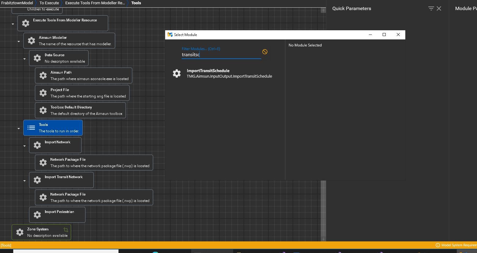ImportTransitSchedule Module