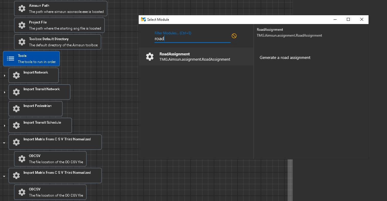 RoadAssignment Module